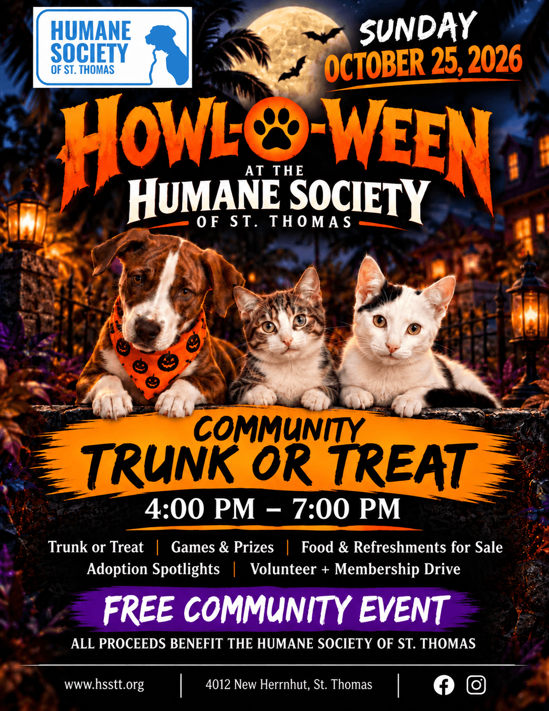 HOWL-O-Ween Community Trunk or Treat!